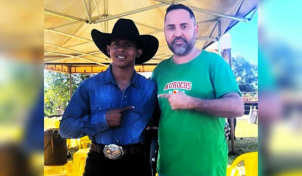 Imagem de compartilhamento para o artigo Campeão da PBR nos EUA se reencontra com Weliton Guimarães em Alcinópolis da MS Todo dia